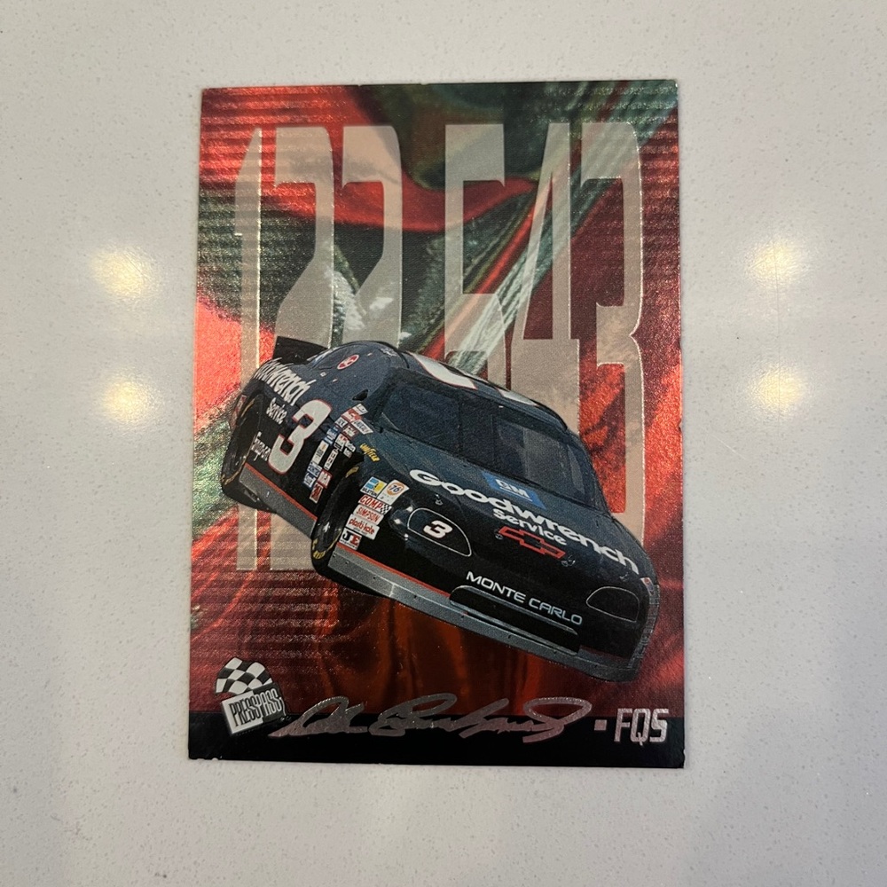 Vintage Dale Earnhardt trading card